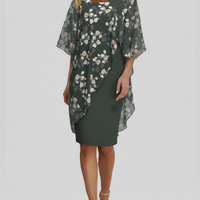 Damen Sommerkleid I Midi Tailliert Elegant Business Freizeit