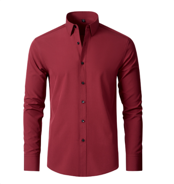 Herren Businesshemd Slim Fit Elegant Formell