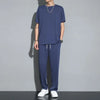 Zweiteiliges Set Herren Relaxed Fit Freizeit