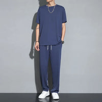 Zweiteiliges Set Herren Relaxed Fit Freizeit