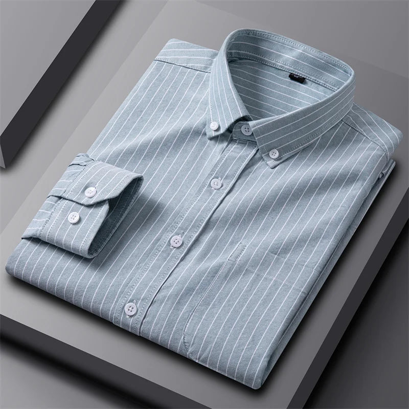 Klassisches Oxford-Hemd für Herren in elegantem, lässigem Stil