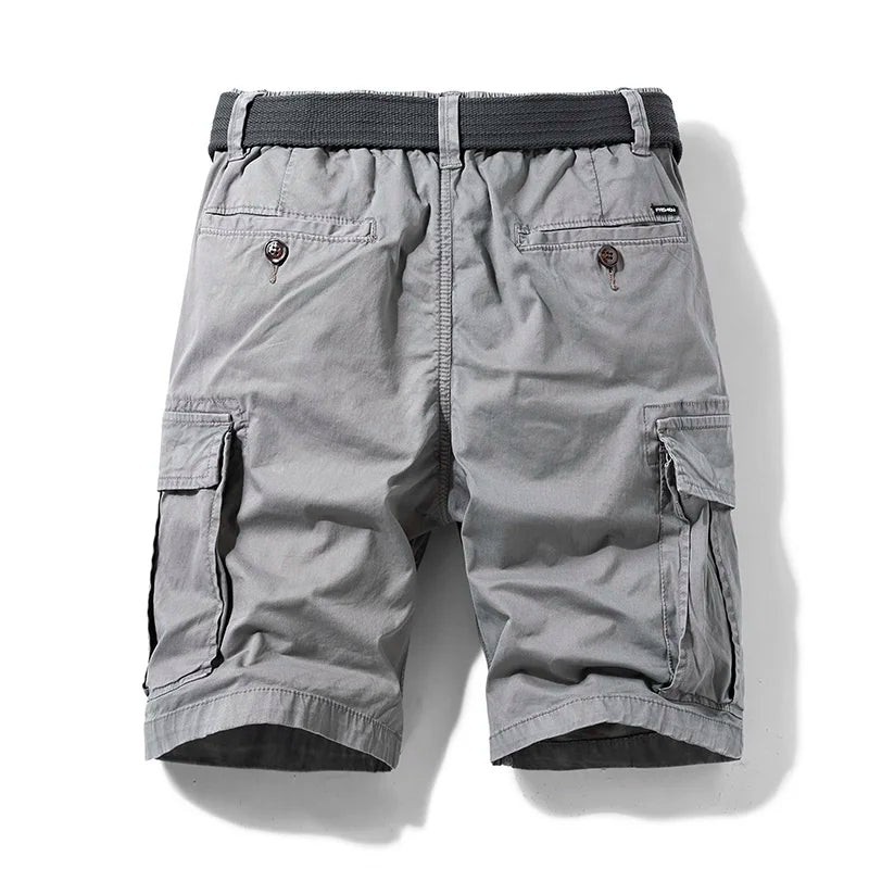 Cargo-Shorts Herren Regular Fit Freizeit Sommer