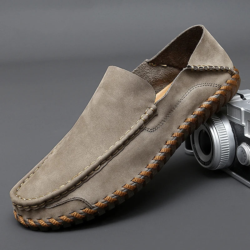Elegante Leder-Loafer für Herren – Atmungsaktive und rutschfeste Alltagsschuhe