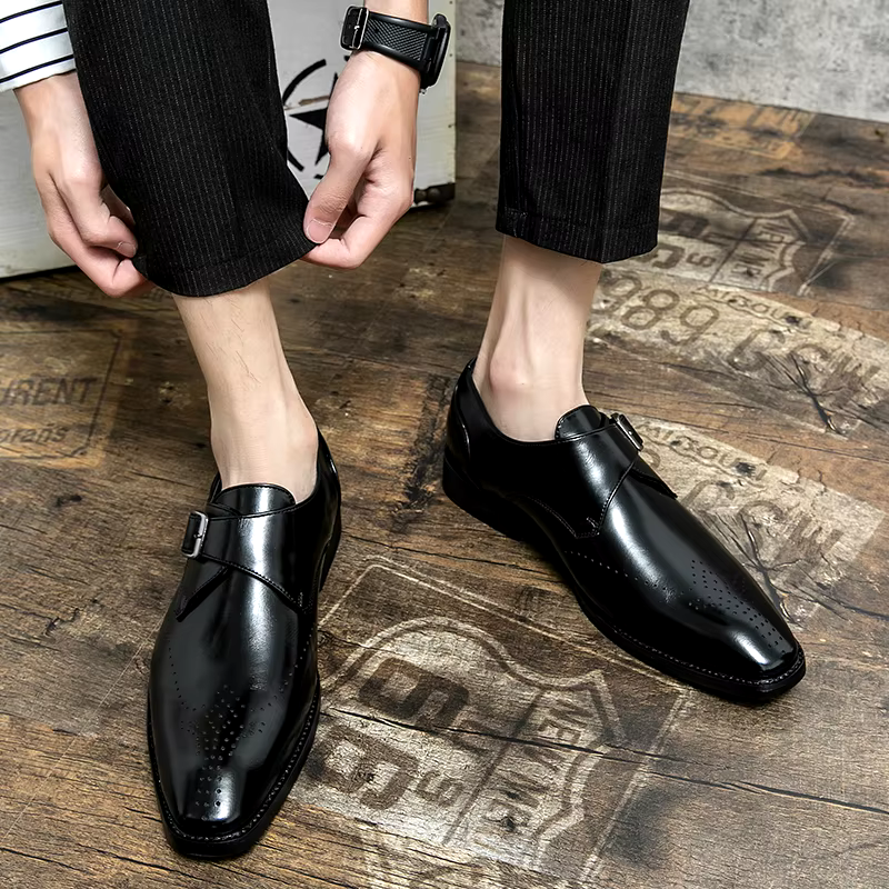 Monk-Strap Anzugschuhe Herren Elegant Business