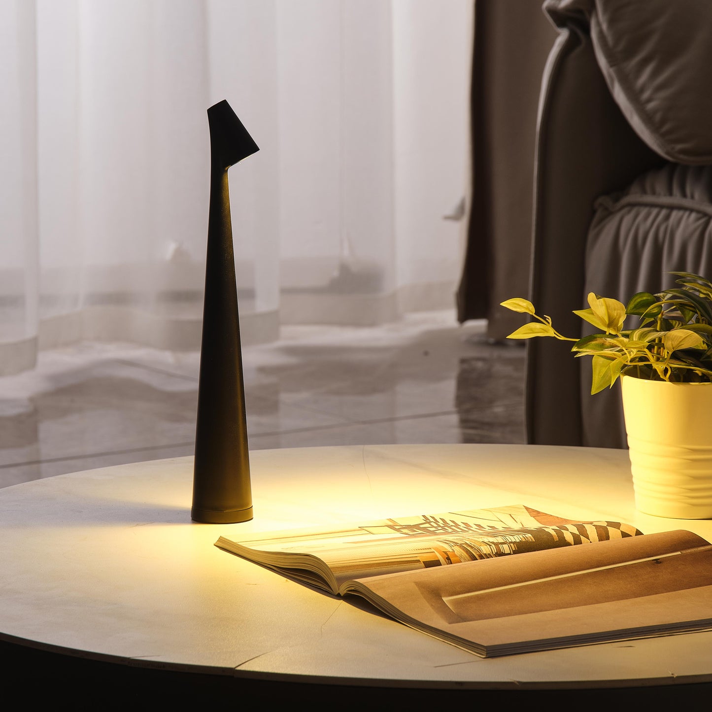 Tischlampe Minimalistisch Kabellos LED Skandinavisch Wohnzimmer