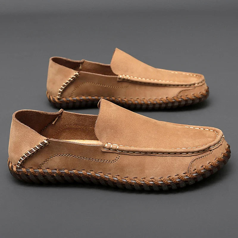 Elegante Leder-Loafer für Herren – Atmungsaktive und rutschfeste Alltagsschuhe