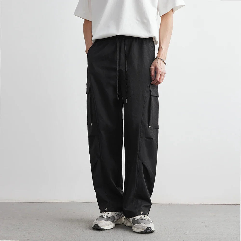 Herren Cargo-Hose Relaxed Fit Streetwear Freizeit