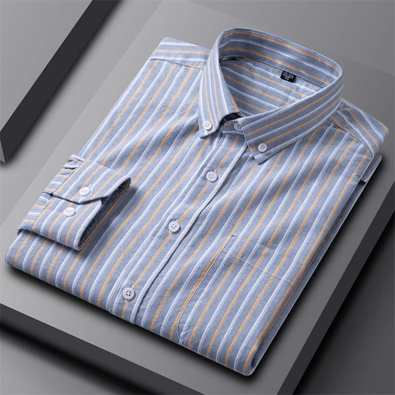 Klassisches Oxford-Hemd für Herren in elegantem, lässigem Stil