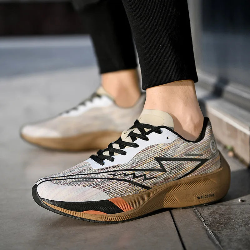 Sneaker Herren Leicht Sport Rutschfest Carbonplatte