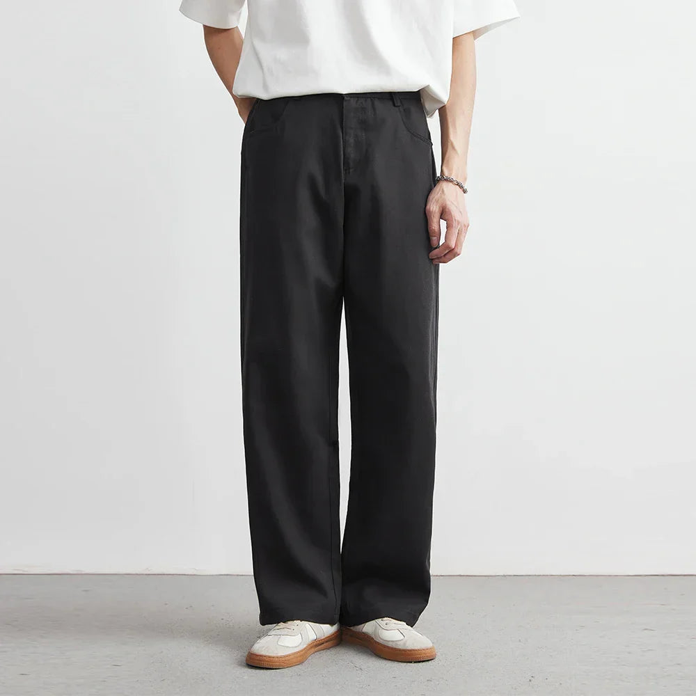 Hose Damen Weite Beinsilhouette Casual