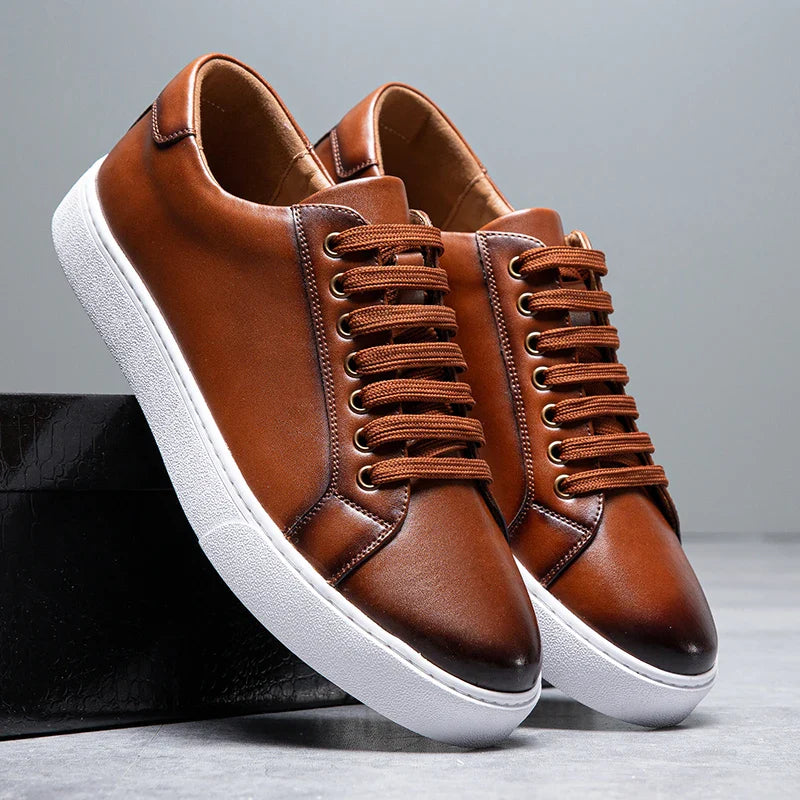 Elegante Herren Schuhe aus veganem Leder im klassischen Old-Money-Stil