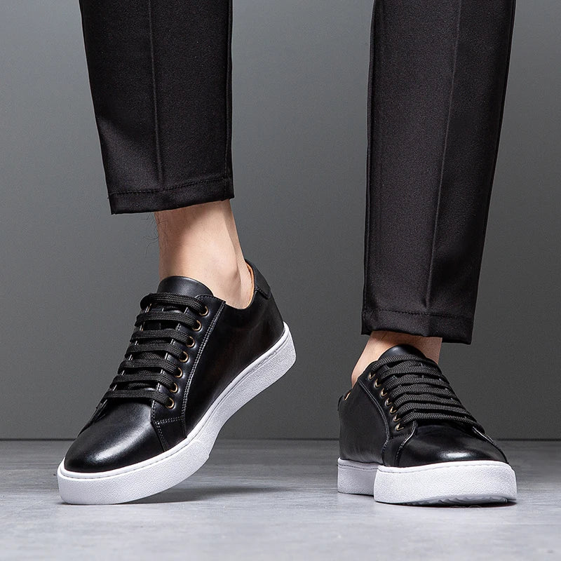 Elegante Herren Schuhe aus veganem Leder im klassischen Old-Money-Stil