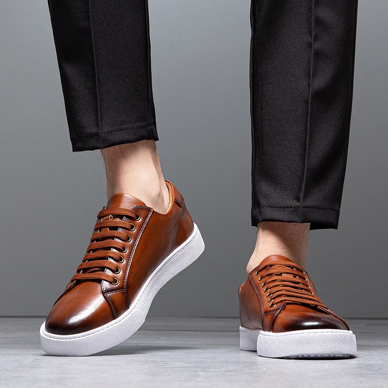 Elegante Herren Schuhe aus veganem Leder im klassischen Old-Money-Stil