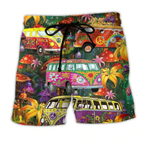 Herren Badehose Regular Fit Freizeit mit Graffiti-Muster