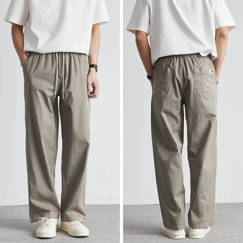 Hose Damen Relaxed Fit Freizeit mit Kordelzugbund