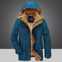 Herren Winterparka Fleecegefüttert Regular Fit Freizeit