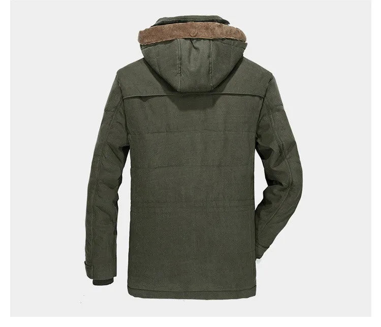 Herren Winterparka Fleecegefüttert Regular Fit Freizeit