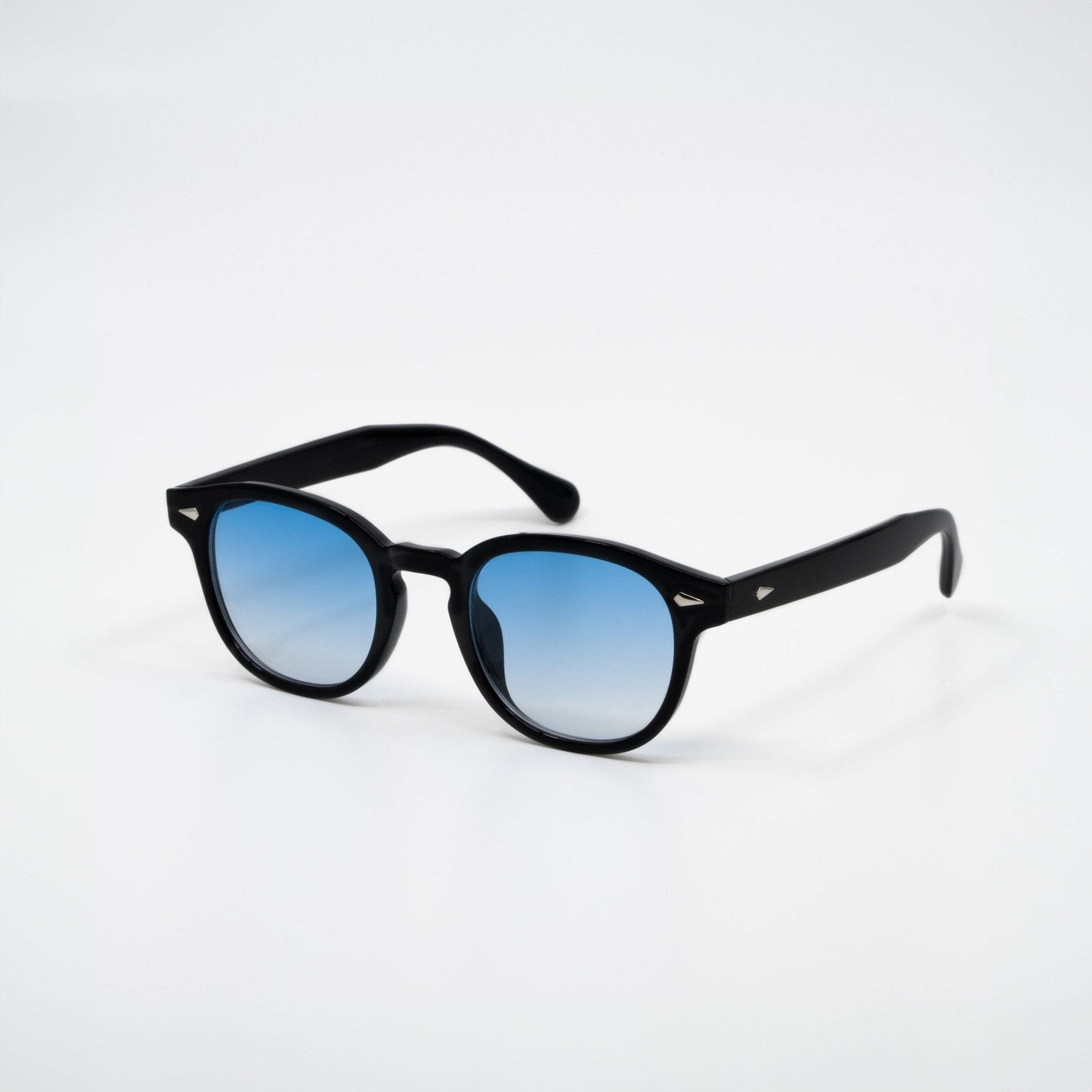 Klassische Sonnenbrille für Herren mit UV-Schutz und blauen Gläsern