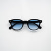 Klassische Sonnenbrille für Herren mit UV-Schutz und blauen Gläsern