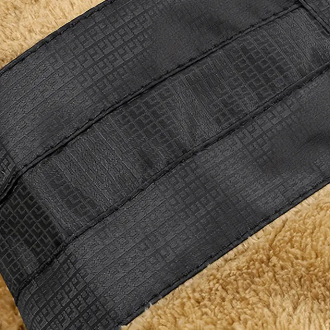 Herren Steppjacke mit Sherpa-Futter Kapuze Winter Freizeit