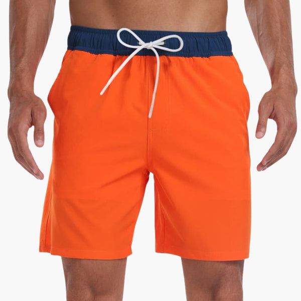 Stylische Badeshorts Herren | Badehosen für Männer mit Kordelzug | Bequeme Shorts für Sommeraktivitäten
