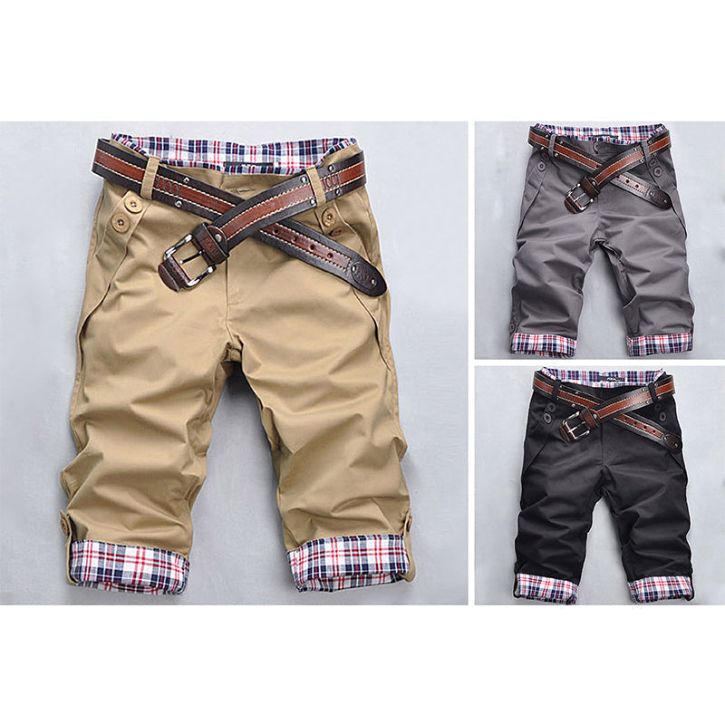 Herren Shorts im Karomuster für Sommerabenteuer am Strand