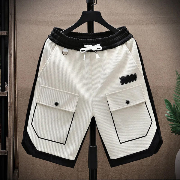 Lockere Herren Shorts für den Sommer mit Kordelzug und Taschen