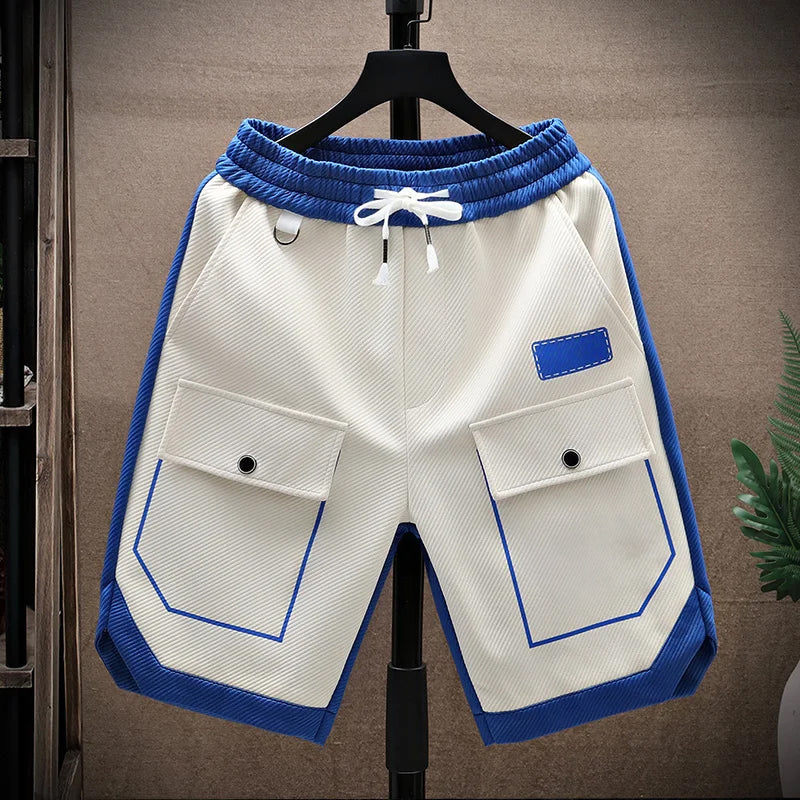 Lockere Herren Shorts für den Sommer mit Kordelzug und Taschen