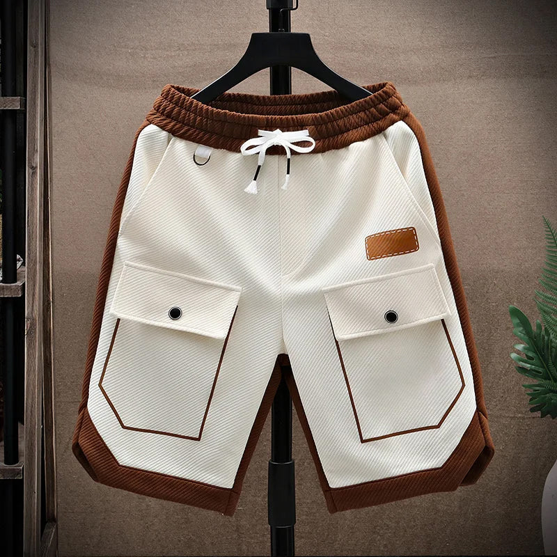 Lockere Herren Shorts für den Sommer mit Kordelzug und Taschen
