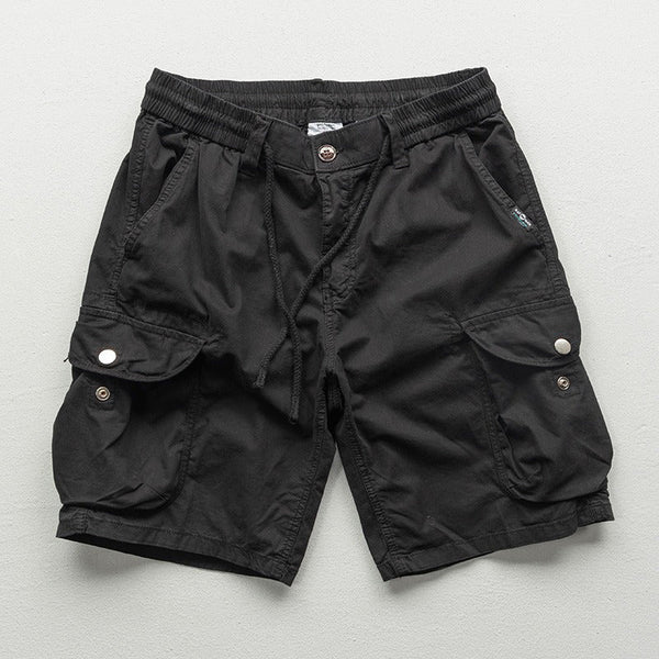 Cargo Shorts für Herren mit lockerer Passform und elastischem Bund