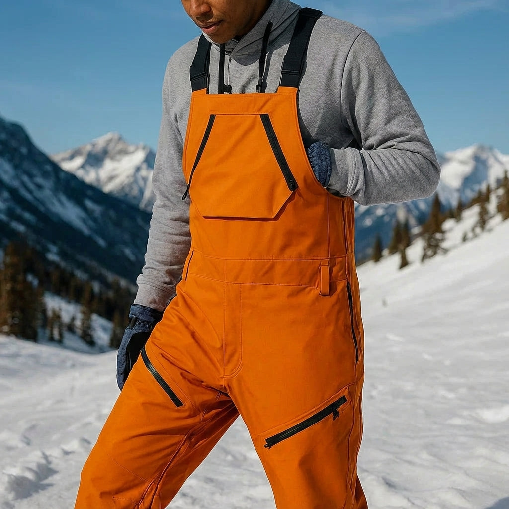 Wintersporthose Herren Thermisch Gefüttert Wasserdicht Outdoor