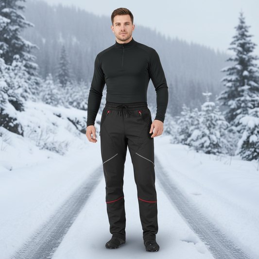 Thermohose Herren Wasserabweisend Reflektierend Winter Outdoor