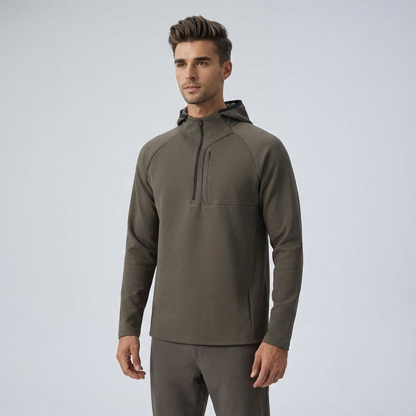 Hoodie Herren Thermo Warm Atmungsaktiv Slim Fit Sport & Freizeit