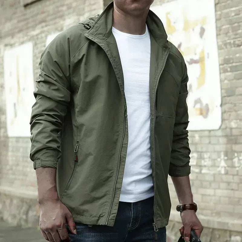 Leichte Übergangsjacke Herren Regular Fit Freizeit