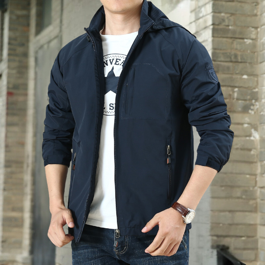 Leichte Übergangsjacke Herren Regular Fit Freizeit