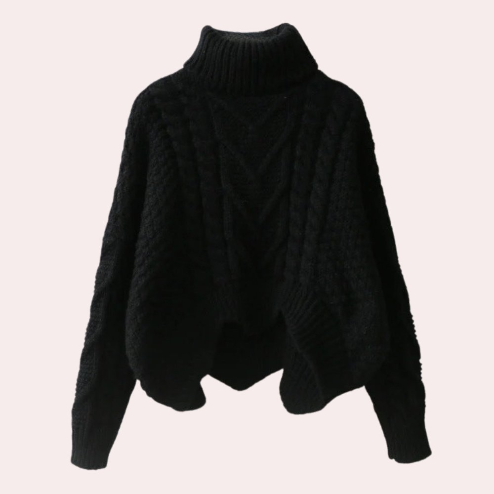 Marta I Damen Rollkragenpullover Slim Fit Casual Winter