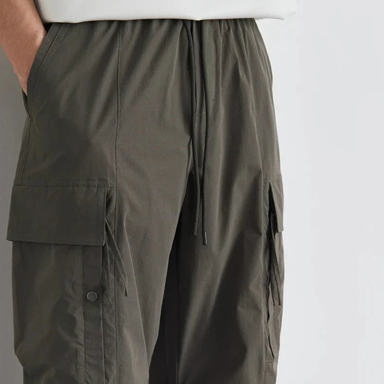 Herren Cargo-Hose Relaxed Fit Streetwear Freizeit