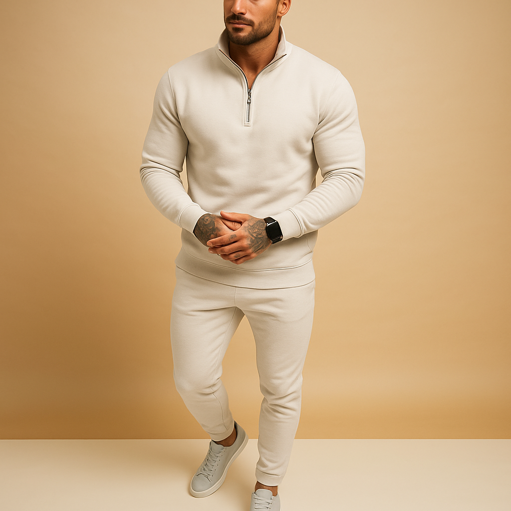 Herren Trainingsanzug Set in modernem, sportlichem Stil