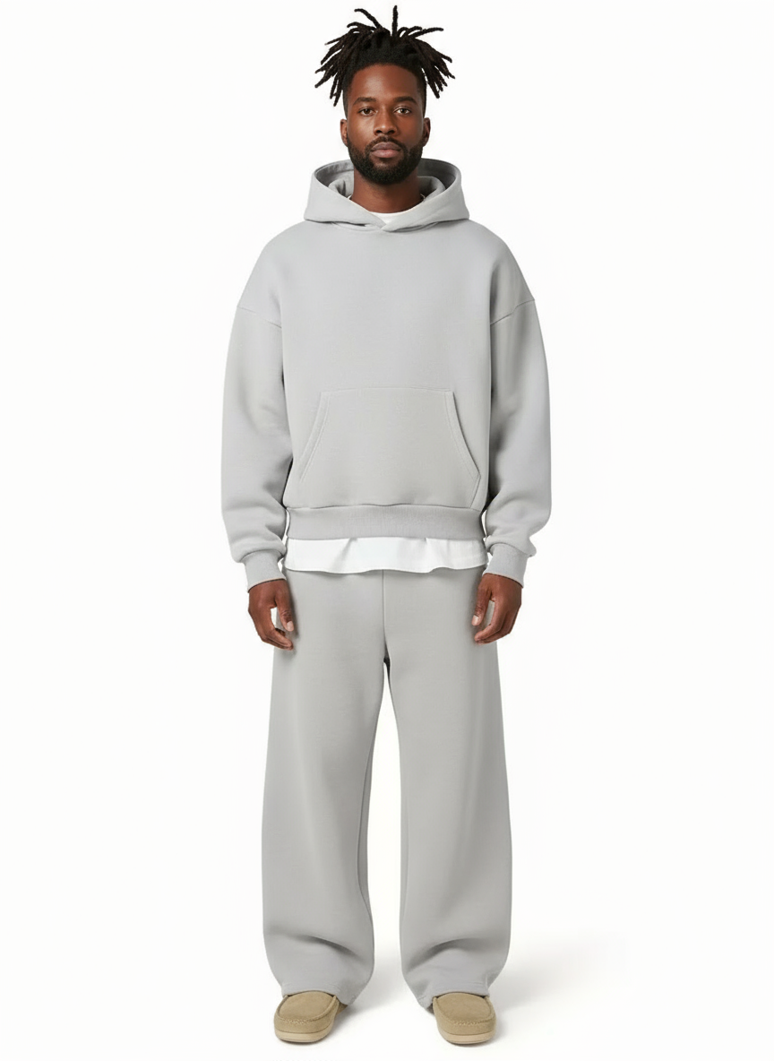 Herren Trainingsanzug mit Kapuze – lässiger Hoodie und Jogginghose Set