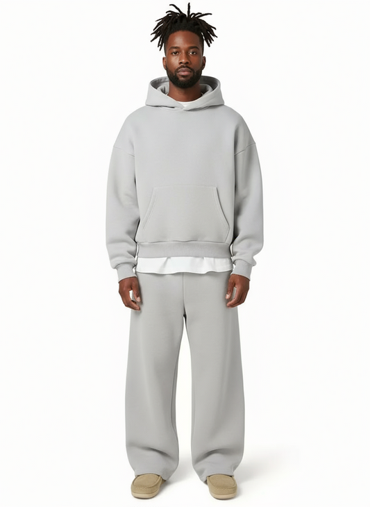 Herren Trainingsanzug mit Kapuze – lässiger Hoodie und Jogginghose Set