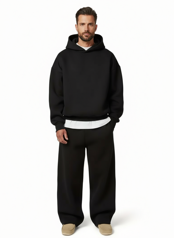 Herren Trainingsanzug mit Kapuze – lässiger Hoodie und Jogginghose Set
