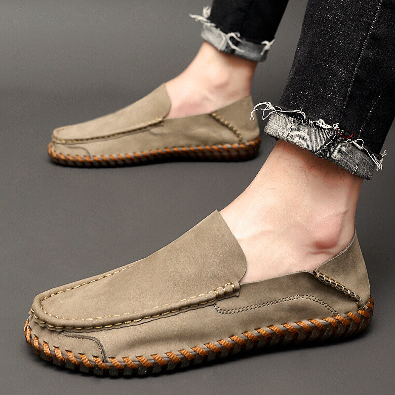 Elegante Leder-Loafer für Herren – Atmungsaktive und rutschfeste Alltagsschuhe