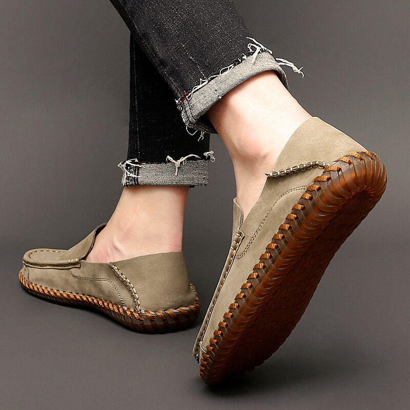 Elegante Leder-Loafer für Herren – Atmungsaktive und rutschfeste Alltagsschuhe