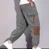Max - Herren Cordhose Cargo Jogginghose Relaxed Fit Freizeit