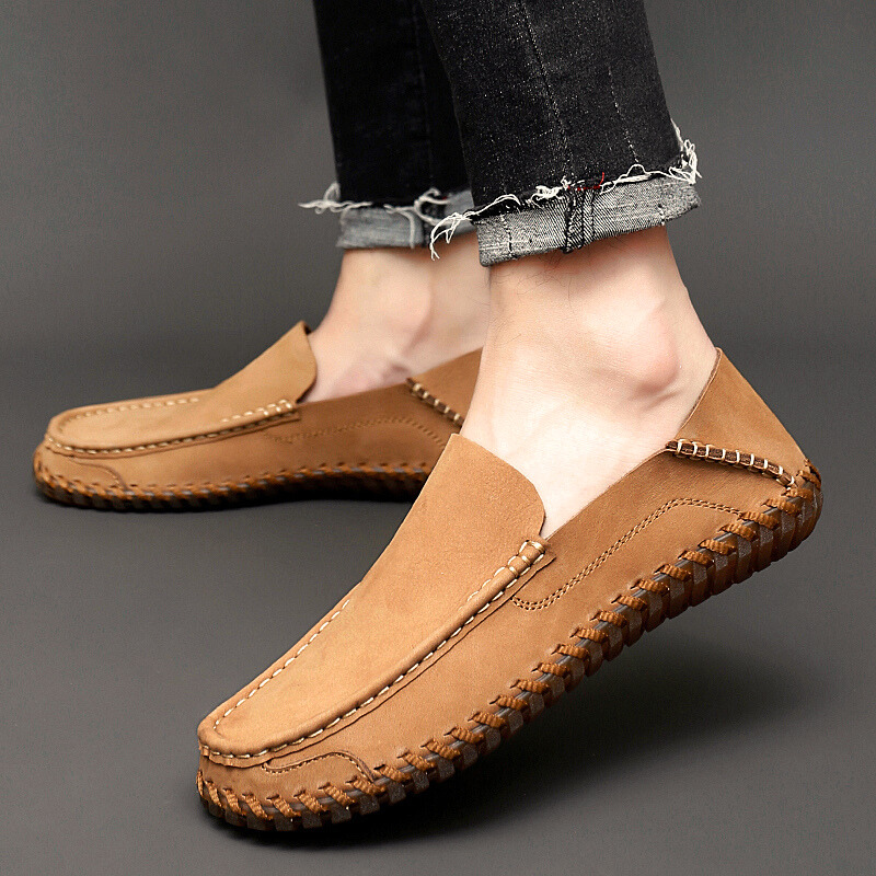 Elegante Leder-Loafer für Herren – Atmungsaktive und rutschfeste Alltagsschuhe
