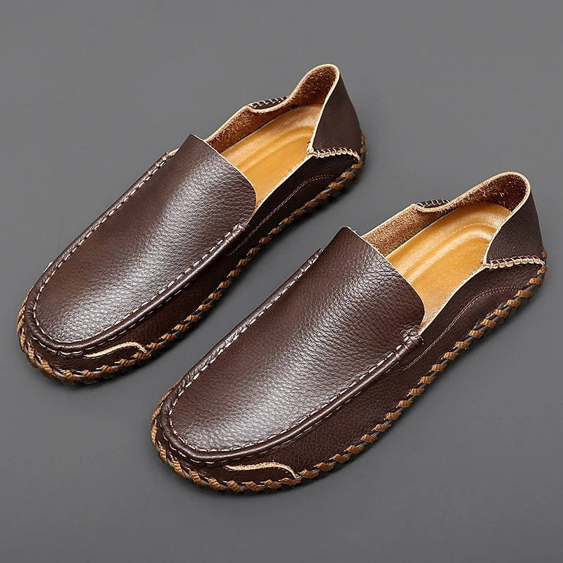 Elegante Leder-Loafer für Herren – Atmungsaktive und rutschfeste Alltagsschuhe