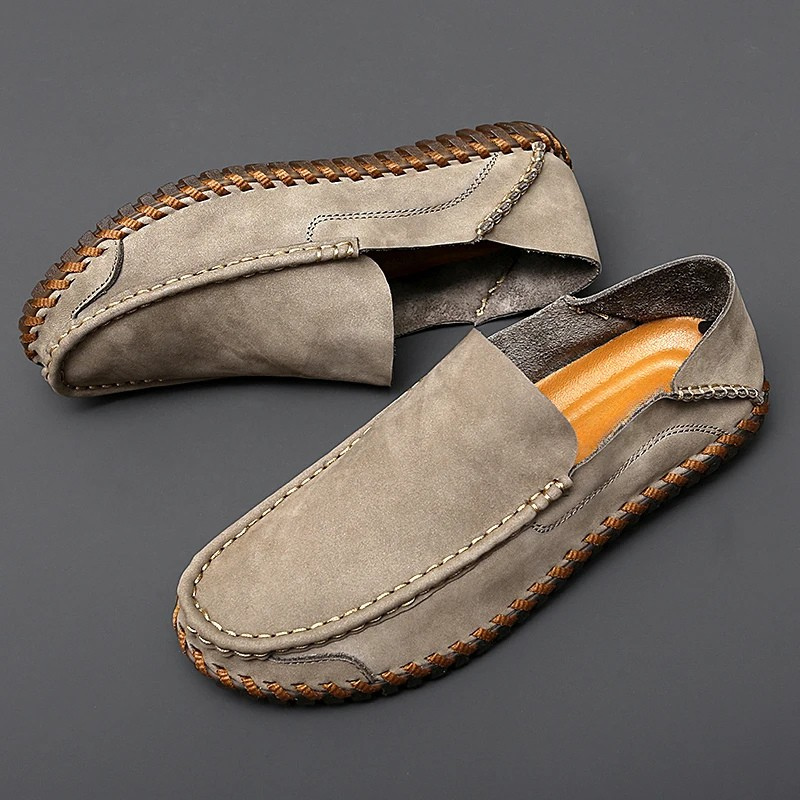 Elegante Leder-Loafer für Herren – Atmungsaktive und rutschfeste Alltagsschuhe