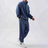 Velour Set I Zweiteiler Herren Relaxed Fit Freizeit