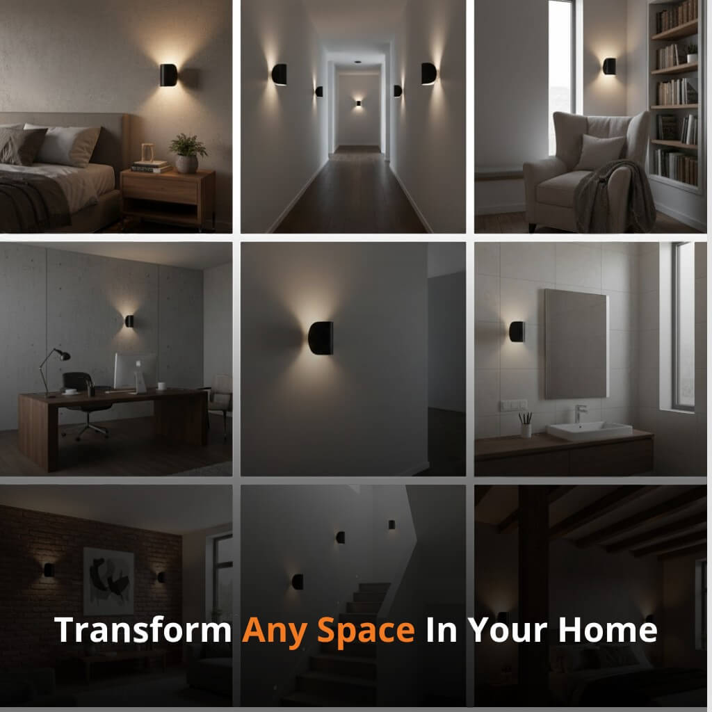 Moderne 2-Wege-Wandlampe Minimalistisch Wohnzimmer Beleuchtung