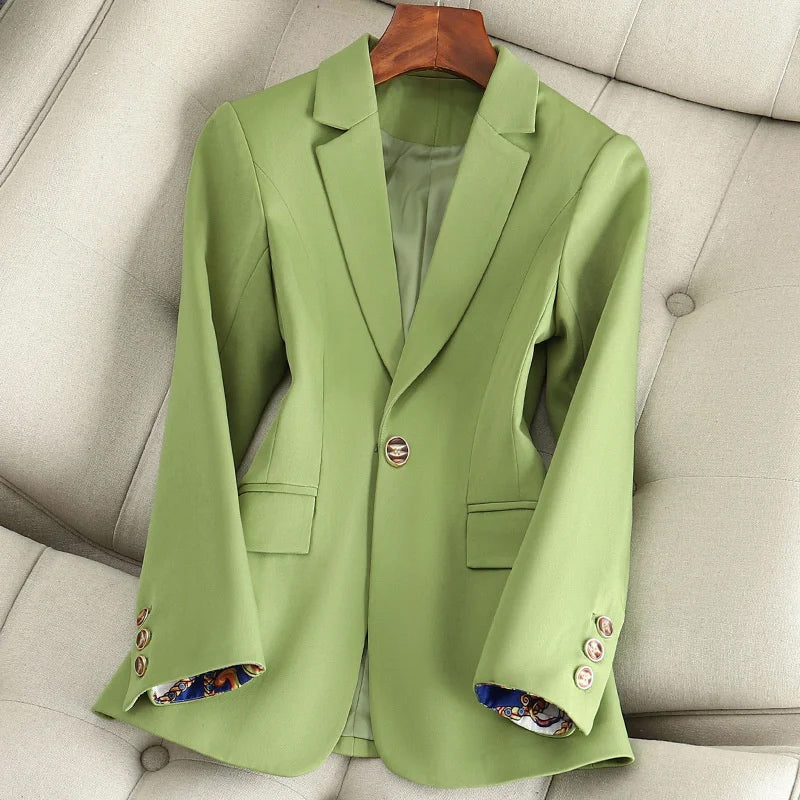 Damen Slim Fit Blazer Elegant Business